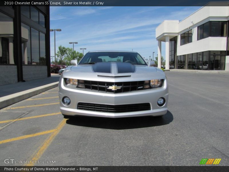 Silver Ice Metallic / Gray 2010 Chevrolet Camaro SS Coupe