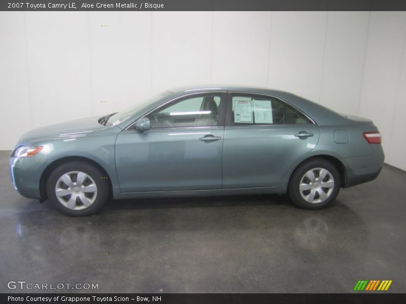 Aloe Green Metallic / Bisque 2007 Toyota Camry LE