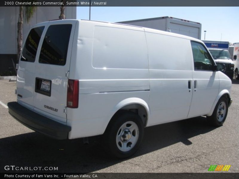 Summit White / Neutral 2003 Chevrolet Astro Commercial