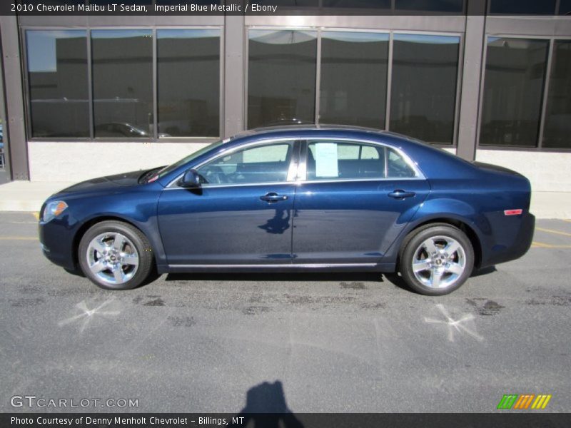 Imperial Blue Metallic / Ebony 2010 Chevrolet Malibu LT Sedan