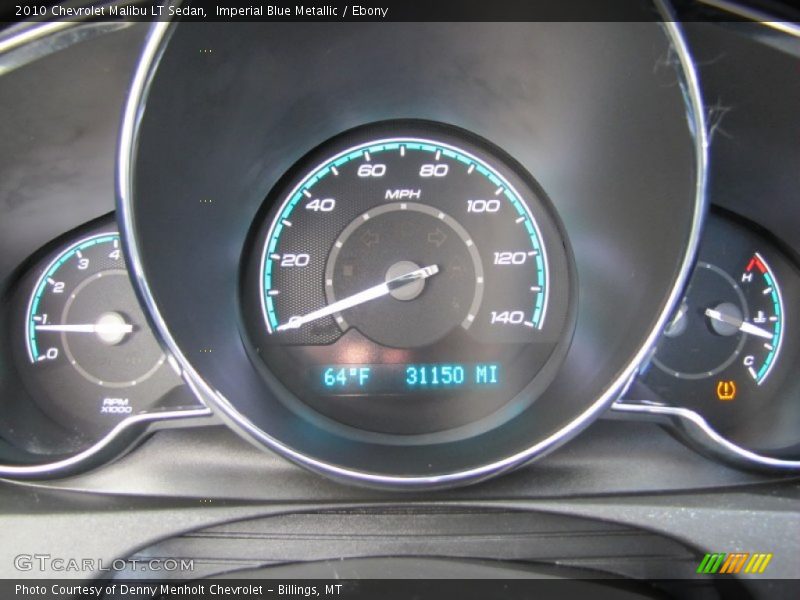 Imperial Blue Metallic / Ebony 2010 Chevrolet Malibu LT Sedan