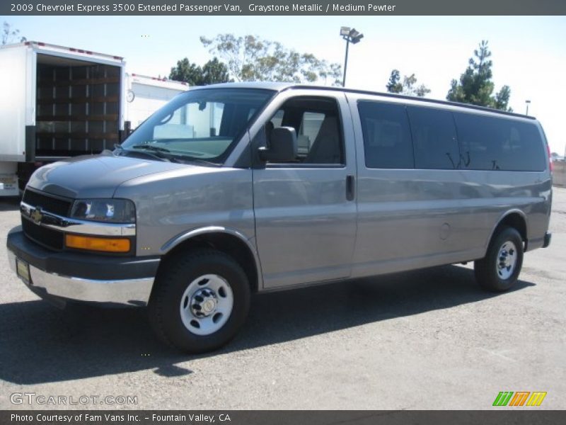  2009 Express 3500 Extended Passenger Van Graystone Metallic