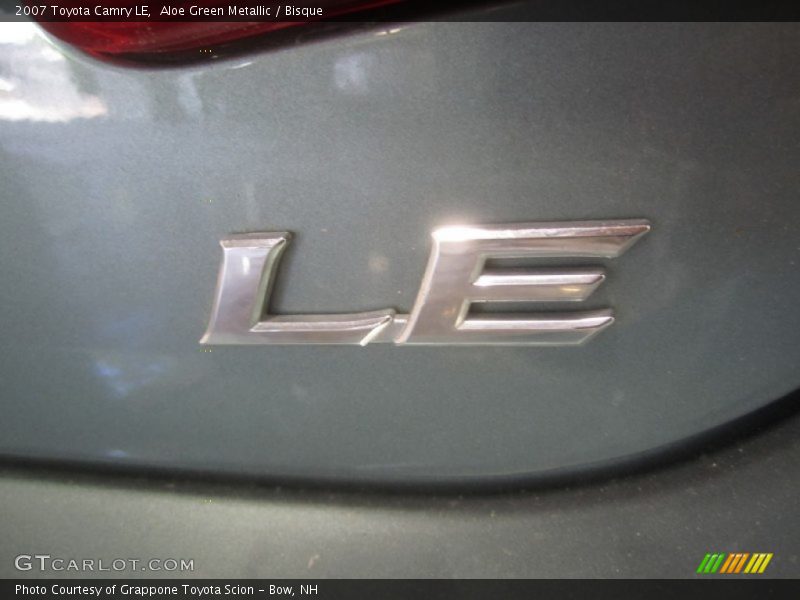 Aloe Green Metallic / Bisque 2007 Toyota Camry LE