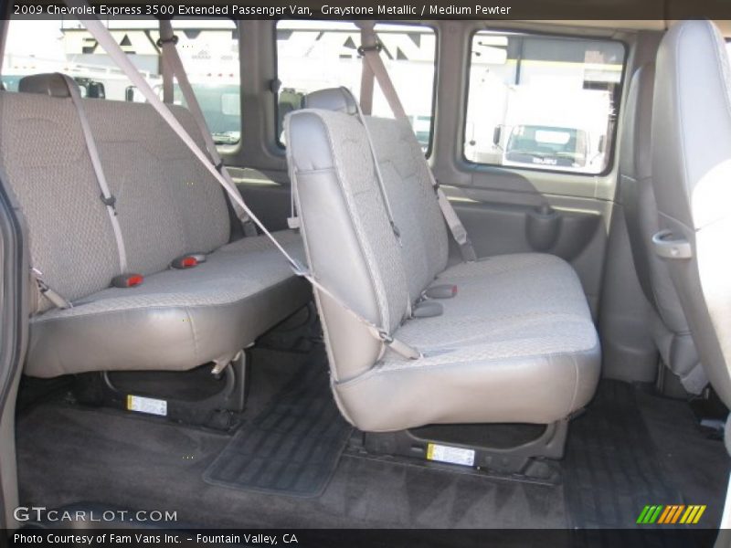  2009 Express 3500 Extended Passenger Van Medium Pewter Interior