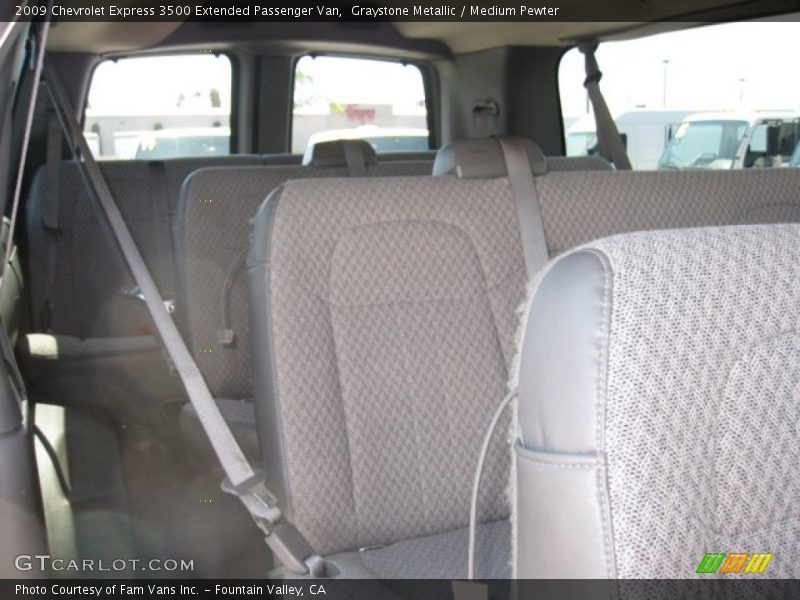 Graystone Metallic / Medium Pewter 2009 Chevrolet Express 3500 Extended Passenger Van