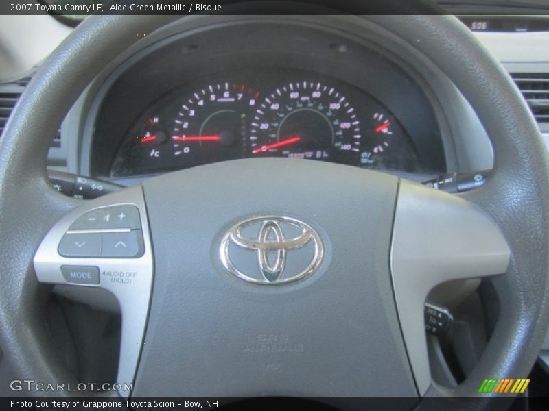 Aloe Green Metallic / Bisque 2007 Toyota Camry LE