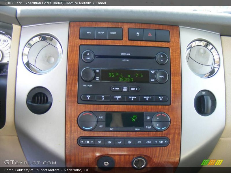 Redfire Metallic / Camel 2007 Ford Expedition Eddie Bauer