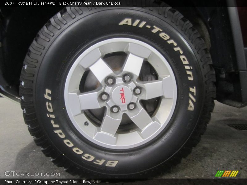 Black Cherry Pearl / Dark Charcoal 2007 Toyota FJ Cruiser 4WD