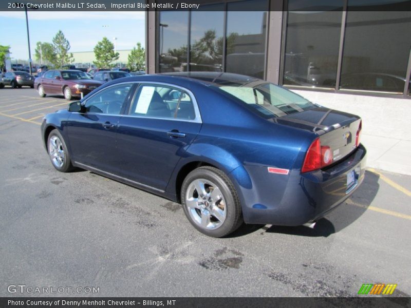 Imperial Blue Metallic / Ebony 2010 Chevrolet Malibu LT Sedan