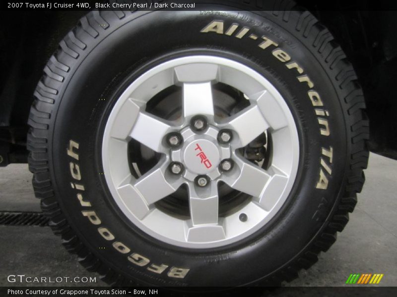 Black Cherry Pearl / Dark Charcoal 2007 Toyota FJ Cruiser 4WD