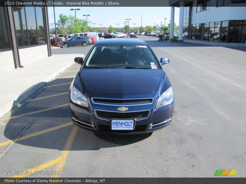 Imperial Blue Metallic / Ebony 2010 Chevrolet Malibu LT Sedan