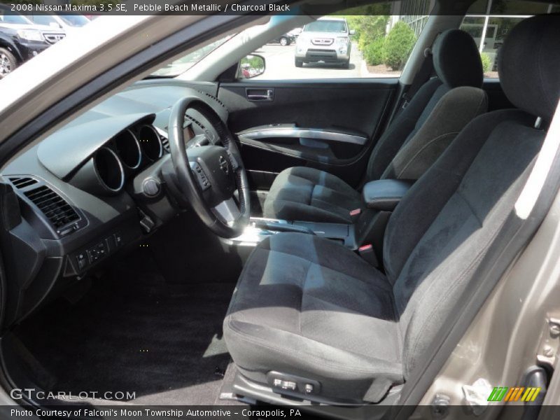 Pebble Beach Metallic / Charcoal Black 2008 Nissan Maxima 3.5 SE