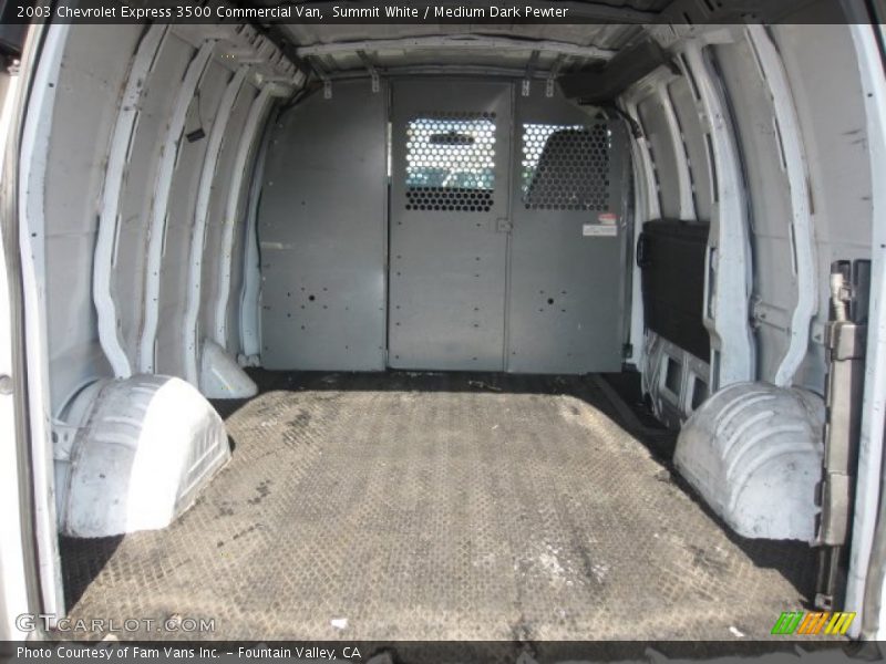  2003 Express 3500 Commercial Van Trunk