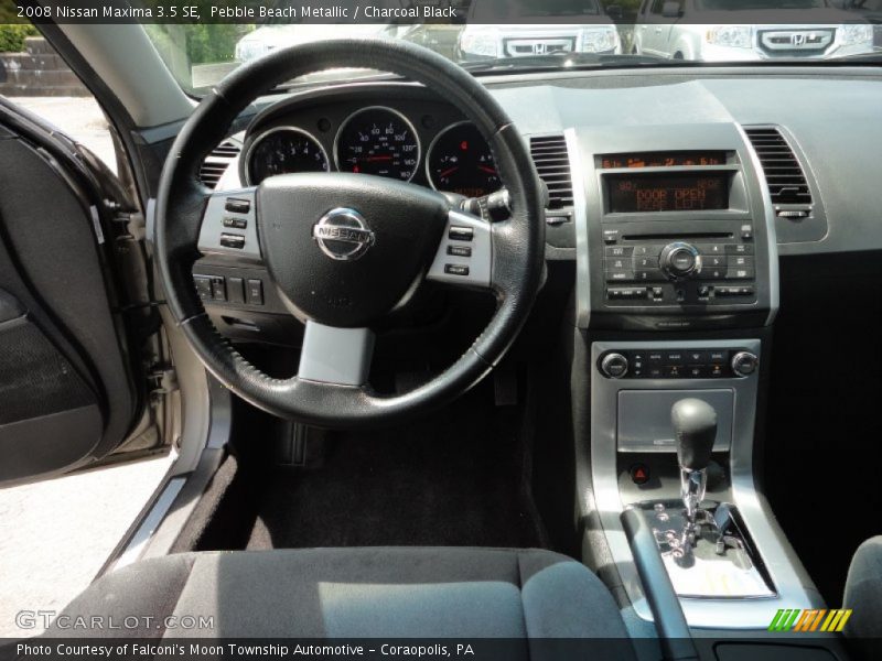 Pebble Beach Metallic / Charcoal Black 2008 Nissan Maxima 3.5 SE