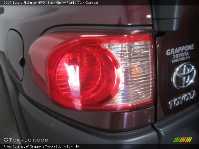 Black Cherry Pearl / Dark Charcoal 2007 Toyota FJ Cruiser 4WD