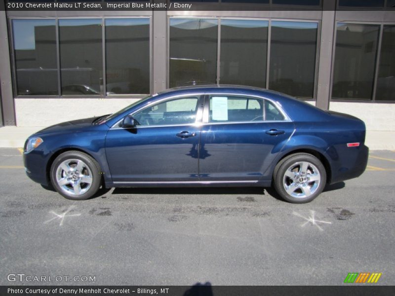 Imperial Blue Metallic / Ebony 2010 Chevrolet Malibu LT Sedan