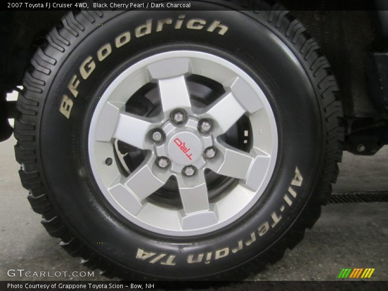 Black Cherry Pearl / Dark Charcoal 2007 Toyota FJ Cruiser 4WD