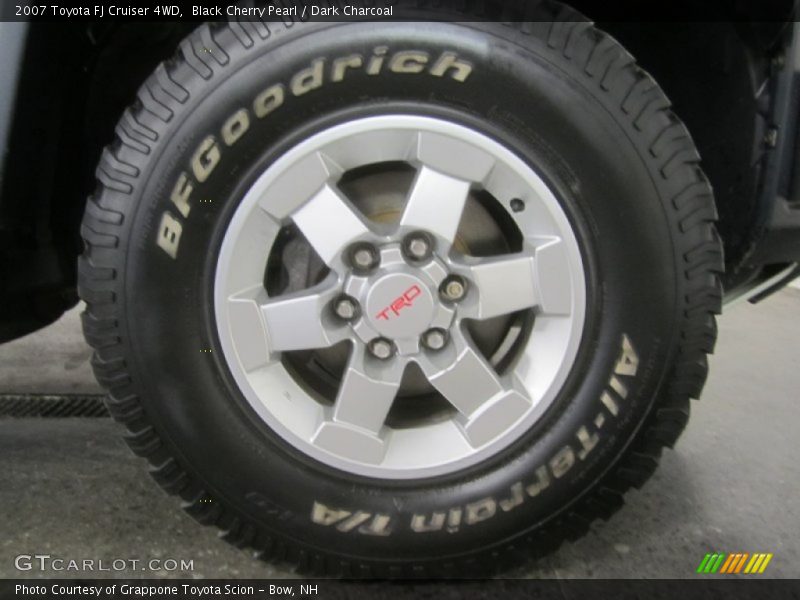 Black Cherry Pearl / Dark Charcoal 2007 Toyota FJ Cruiser 4WD