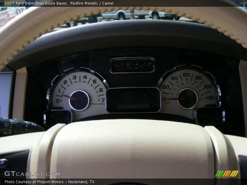 Redfire Metallic / Camel 2007 Ford Expedition Eddie Bauer