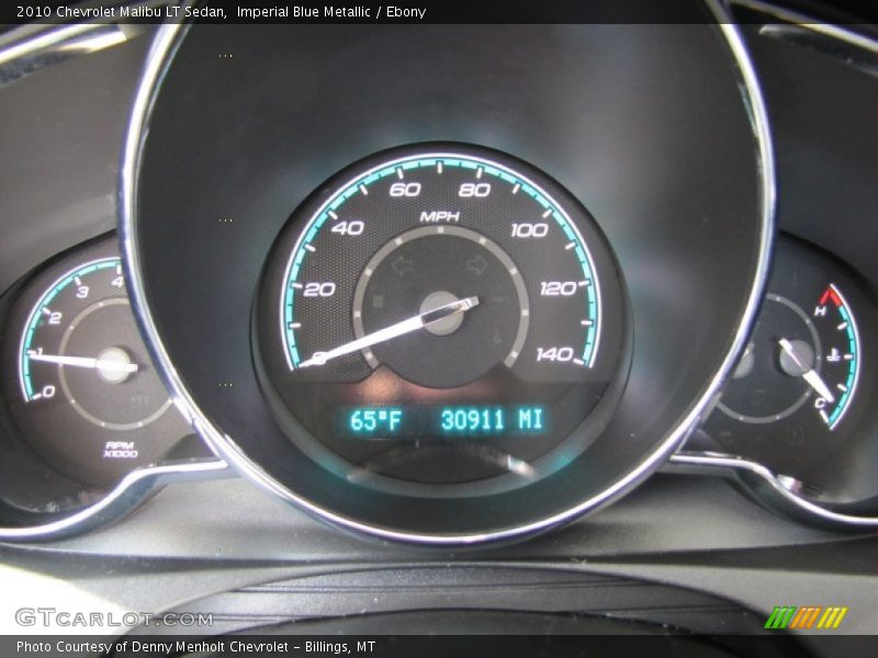 Imperial Blue Metallic / Ebony 2010 Chevrolet Malibu LT Sedan