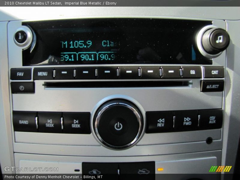 Imperial Blue Metallic / Ebony 2010 Chevrolet Malibu LT Sedan