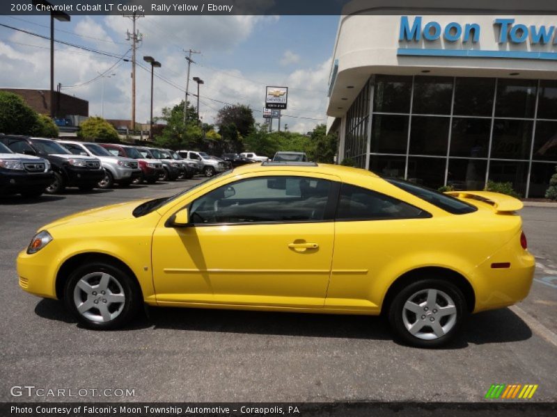 Rally Yellow / Ebony 2008 Chevrolet Cobalt LT Coupe