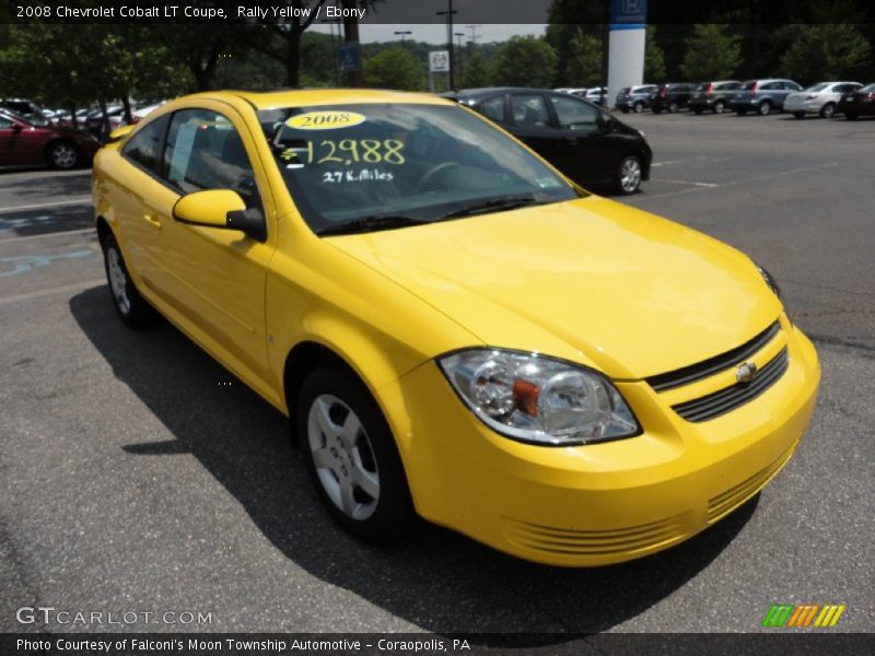 Rally Yellow / Ebony 2008 Chevrolet Cobalt LT Coupe