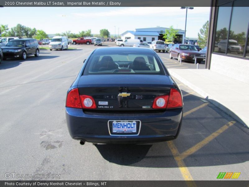 Imperial Blue Metallic / Ebony 2010 Chevrolet Malibu LT Sedan