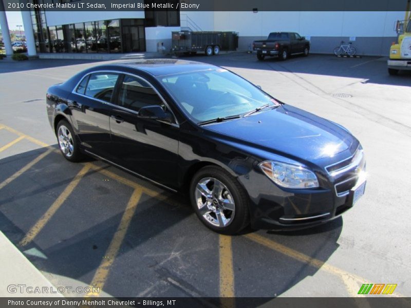 Imperial Blue Metallic / Ebony 2010 Chevrolet Malibu LT Sedan
