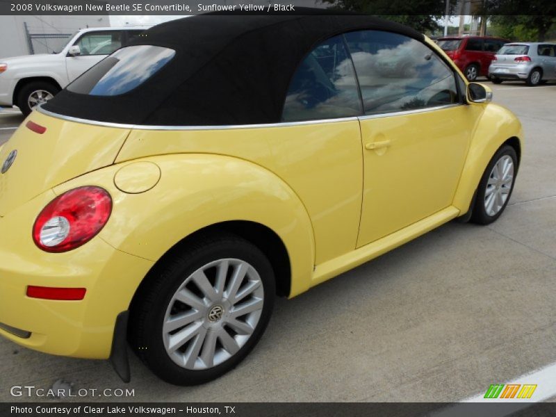 Sunflower Yellow / Black 2008 Volkswagen New Beetle SE Convertible