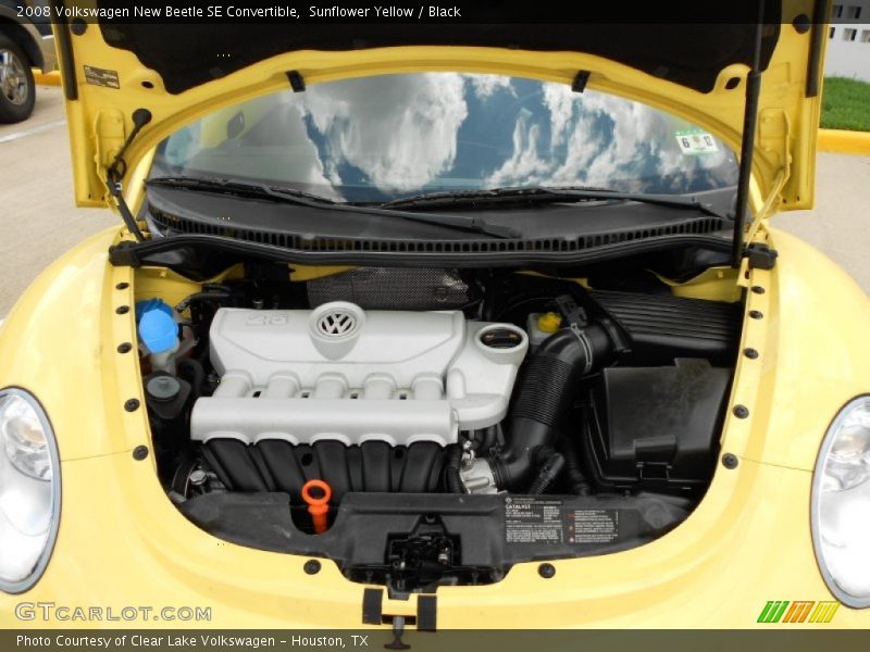 Sunflower Yellow / Black 2008 Volkswagen New Beetle SE Convertible