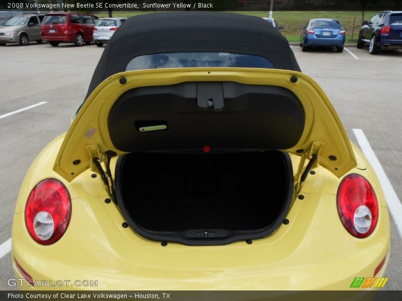 Sunflower Yellow / Black 2008 Volkswagen New Beetle SE Convertible