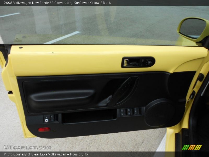 Sunflower Yellow / Black 2008 Volkswagen New Beetle SE Convertible