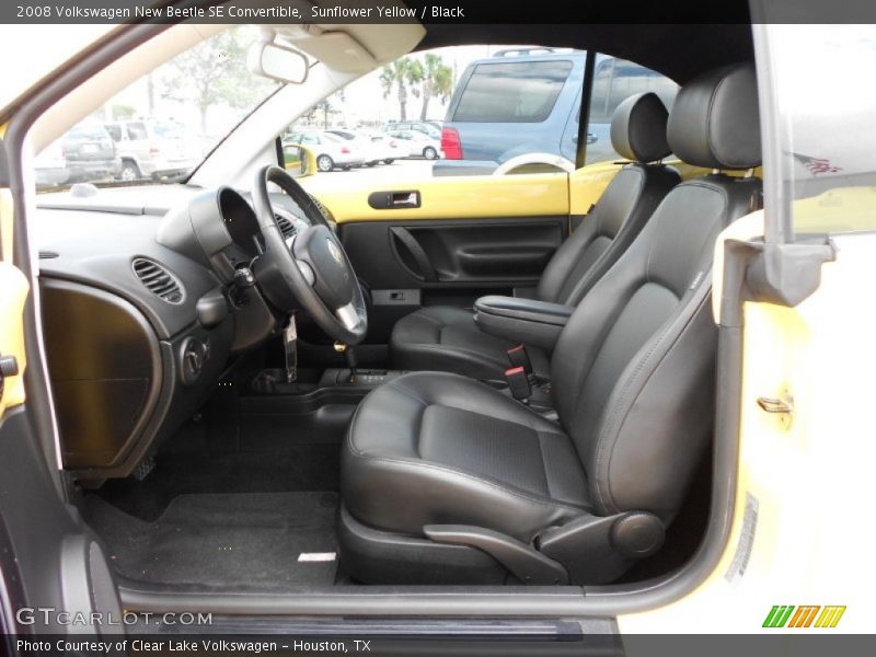Sunflower Yellow / Black 2008 Volkswagen New Beetle SE Convertible