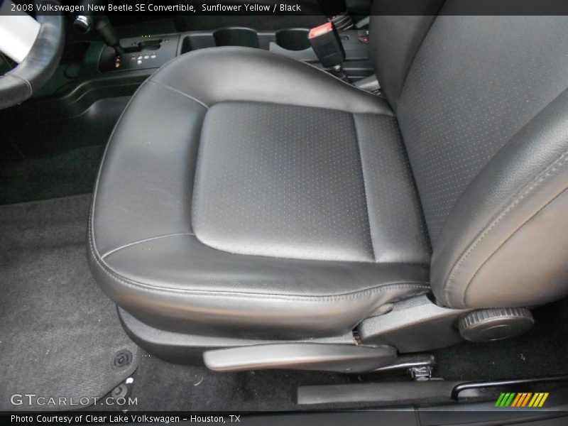 Sunflower Yellow / Black 2008 Volkswagen New Beetle SE Convertible