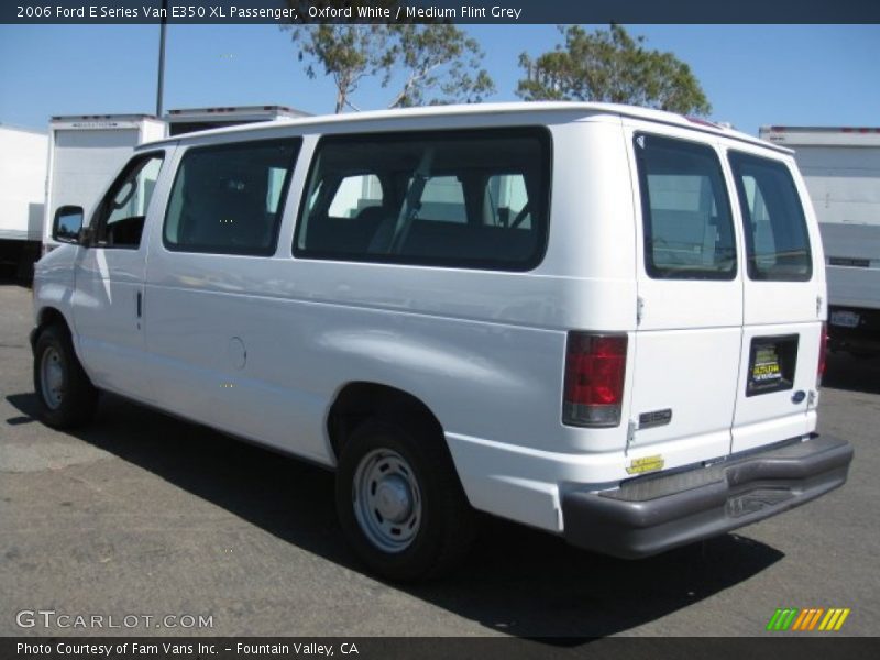 Oxford White / Medium Flint Grey 2006 Ford E Series Van E350 XL Passenger