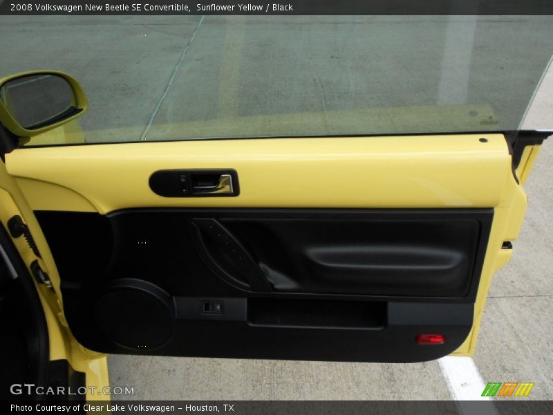 Sunflower Yellow / Black 2008 Volkswagen New Beetle SE Convertible