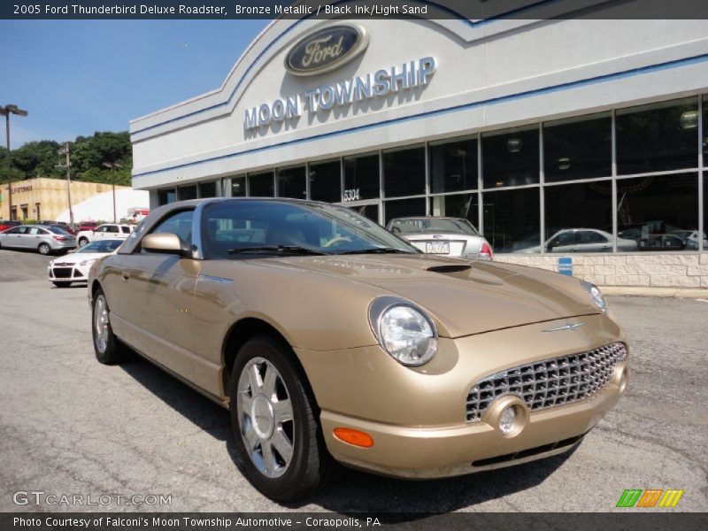 Bronze Metallic / Black Ink/Light Sand 2005 Ford Thunderbird Deluxe Roadster