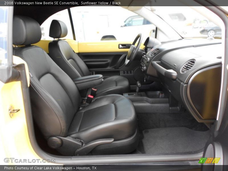 Sunflower Yellow / Black 2008 Volkswagen New Beetle SE Convertible