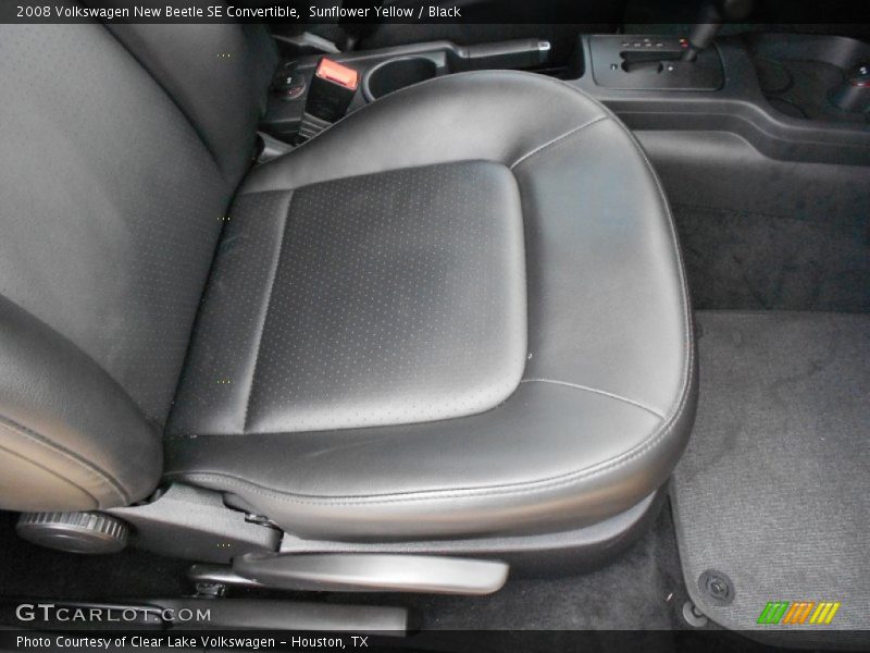 Sunflower Yellow / Black 2008 Volkswagen New Beetle SE Convertible