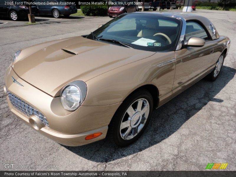 Bronze Metallic / Black Ink/Light Sand 2005 Ford Thunderbird Deluxe Roadster