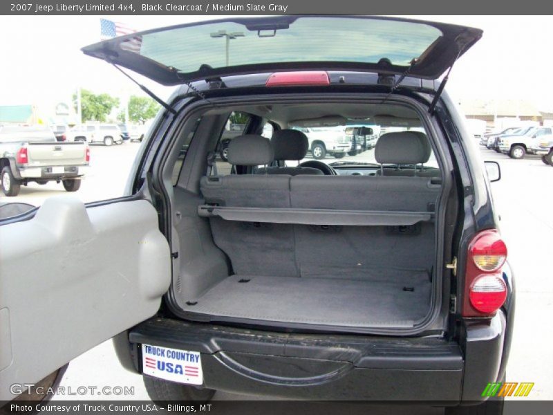 Black Clearcoat / Medium Slate Gray 2007 Jeep Liberty Limited 4x4