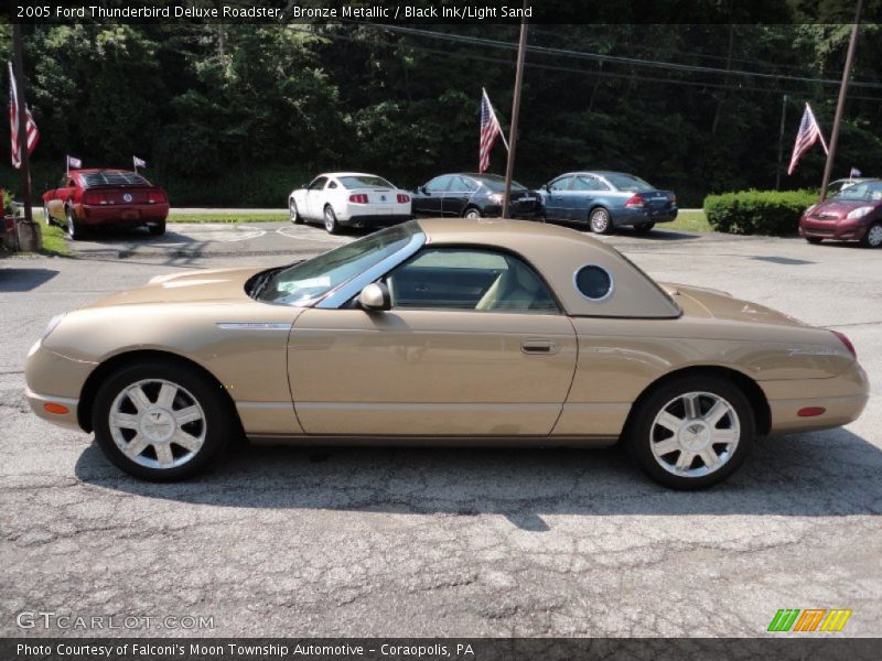 Bronze Metallic / Black Ink/Light Sand 2005 Ford Thunderbird Deluxe Roadster
