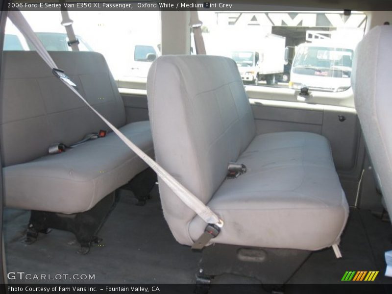 Oxford White / Medium Flint Grey 2006 Ford E Series Van E350 XL Passenger