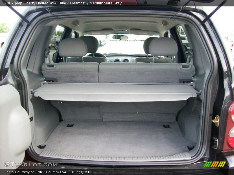 Black Clearcoat / Medium Slate Gray 2007 Jeep Liberty Limited 4x4