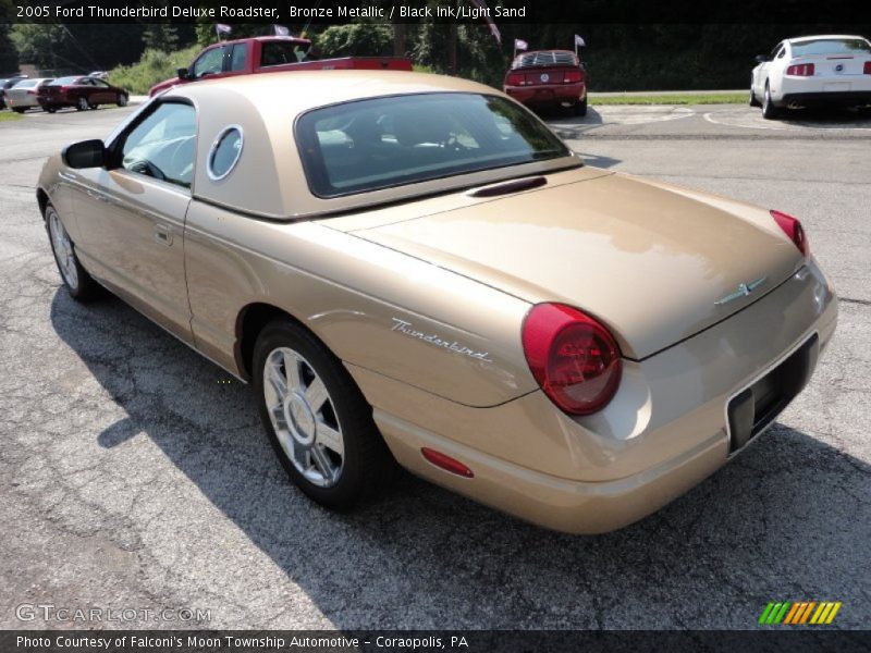 Bronze Metallic / Black Ink/Light Sand 2005 Ford Thunderbird Deluxe Roadster