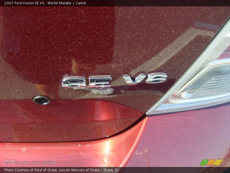 Merlot Metallic / Camel 2007 Ford Fusion SE V6