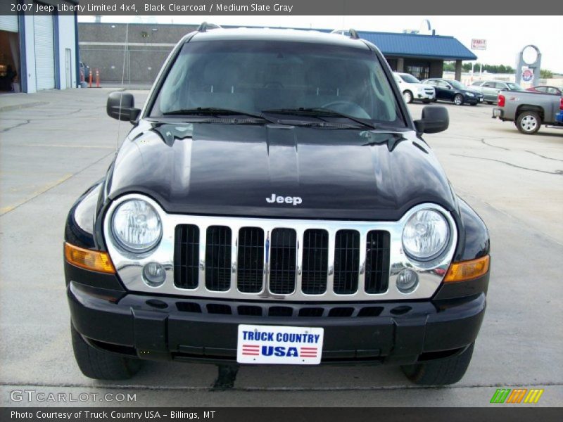 Black Clearcoat / Medium Slate Gray 2007 Jeep Liberty Limited 4x4
