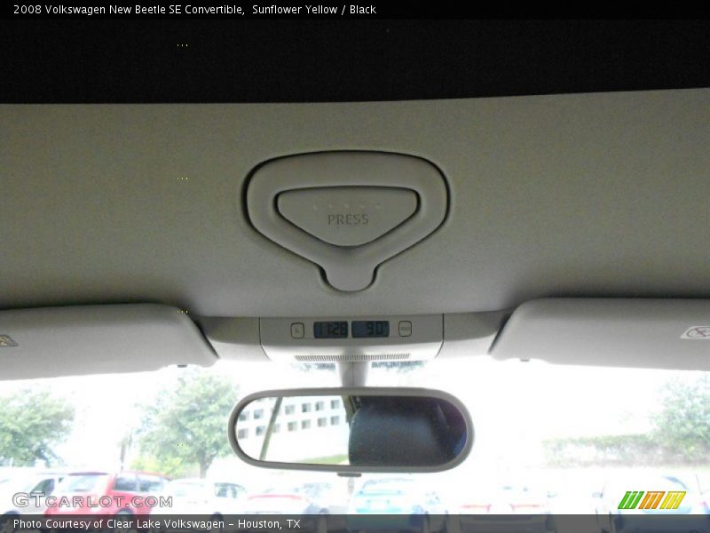 Sunflower Yellow / Black 2008 Volkswagen New Beetle SE Convertible