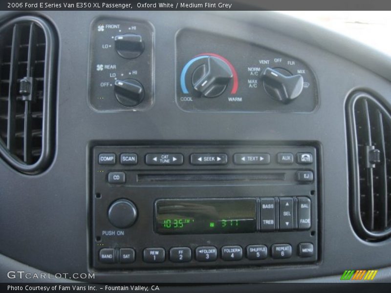 Oxford White / Medium Flint Grey 2006 Ford E Series Van E350 XL Passenger